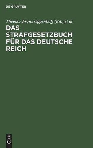 Das Strafgesetzbuch fur das Deutsche Reich