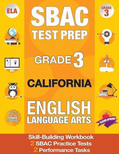 Cover image for Sbac Test Prep Grade 3 California English Language Arts