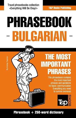 Cover image for English-Bulgarian phrasebook and 250-word mini dictionary