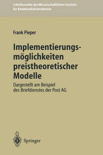 Cover image for Implementierungsmoglichkeiten Preistheoretischer Modelle