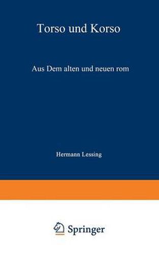 Cover image for Torso Und Korso: Aus Dem Alten Und Neuen ROM