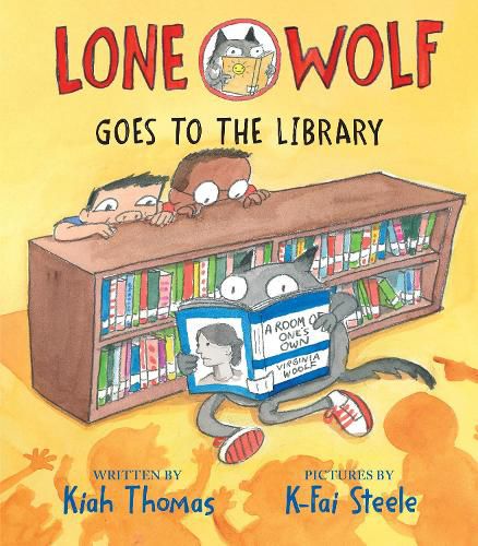 Cover image for Lone Wolf Goes to the Library