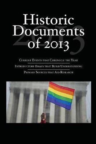 Cover image for Historic Documents of 2013