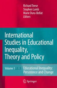 Cover image for International Studies in Educational Inequality, Theory and Policy