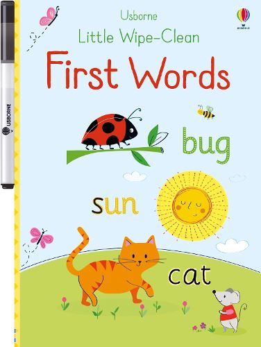Cover image for Little Wipe-Clean First Words