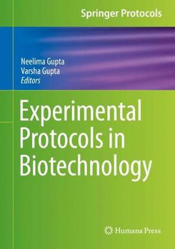 Cover image for Experimental Protocols in Biotechnology