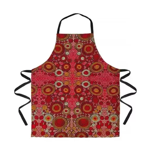 Cover image for Teddy Gibson Indigenous design Apron APRC GIBS