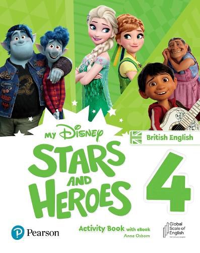 Cover image for My Disney Stars and Heroes British Edition Level 4 Activity Book with eBook