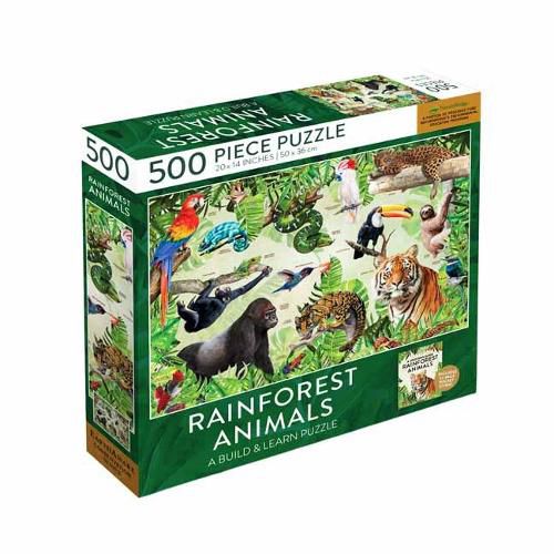 Cover image for Rainforest Animals Jigsaw Puzzle