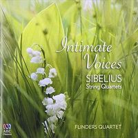 Cover image for Intimate Voices: Sibelius String Quartets 