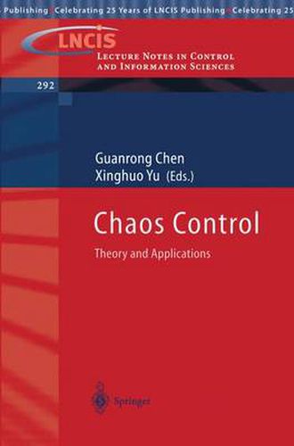 Cover image for Chaos Control: Theory and Applications