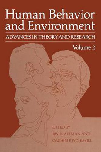 Cover image for Human Behavior and Environment: Advances in Theory and Research Volume 2