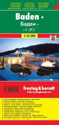 Cover image for Baden Tourist Map 1:12 500