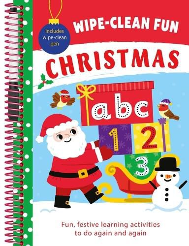 Cover image for Wipe-Clean Fun: Christmas