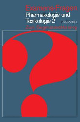 Cover image for Pharmakologie und Toxikologie