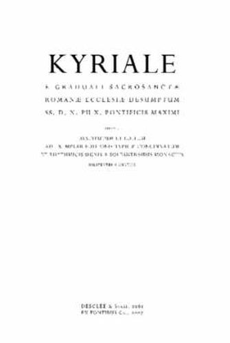 Cover image for Kyriale Romanum (1961)