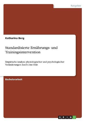 Cover image for Standardisierte Ernaehrungs- und Trainingsintervention