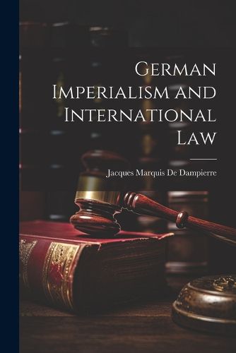 Cover image for German Imperialism and International Law