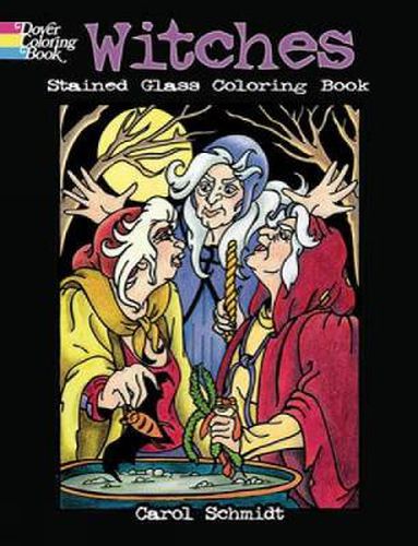 Cover image for Witches Stained Glass Coloring Book