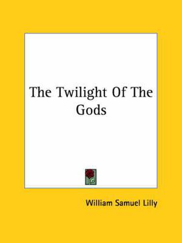 Cover image for The Twilight of the Gods