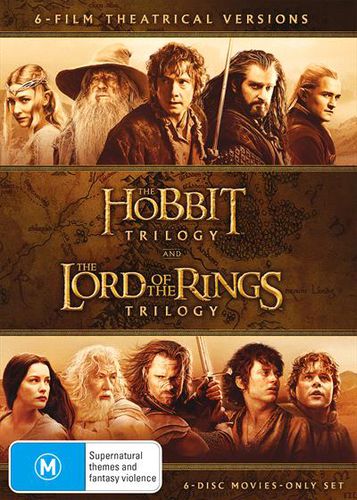 Middle Earth Collection Hobbit Lord Of The Rings Complete Dvd