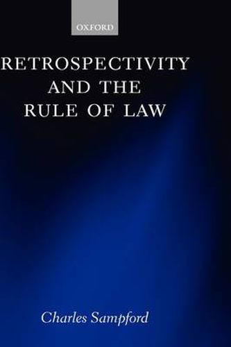 Cover image for Retrospectivity and the Rule of Law