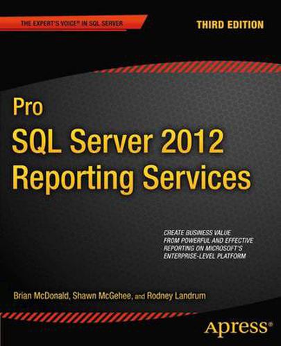 Cover image for Pro SQL Server 2012 Reporting Services