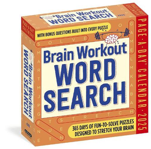 Cover image for Brain Workout Word Search Page-A-Day (R) Calendar 2025