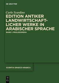 Cover image for Edition antiker landwirtschaftlicher Werke in arabischer Sprache