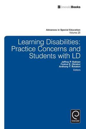 Cover image for Learning Disabilities: Practice Concerns and Students with LD