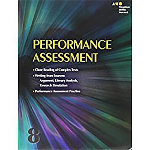 Cover image for Performance Assessment Student Edition Grade 8