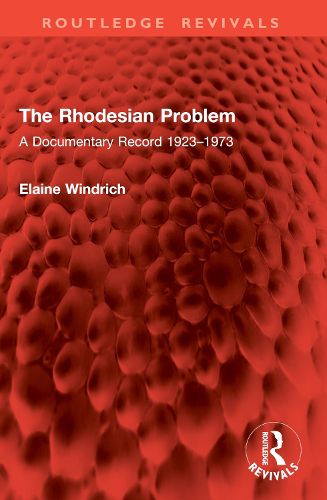 Cover image for The Rhodesian Problem