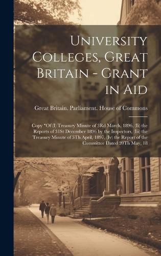 University Colleges, Great Britain - Grant in Aid