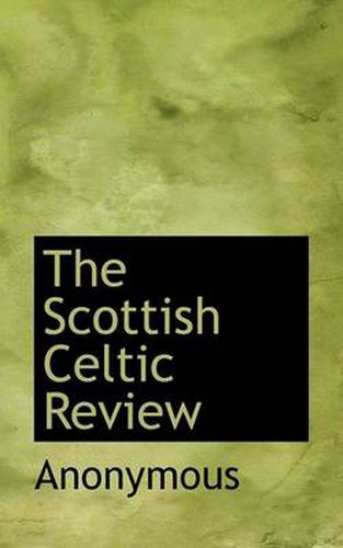 Cover image for The Scottish Celtic Review