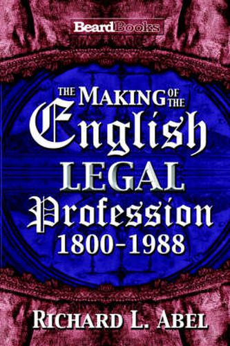 Cover image for The Making of the English Legal Profession