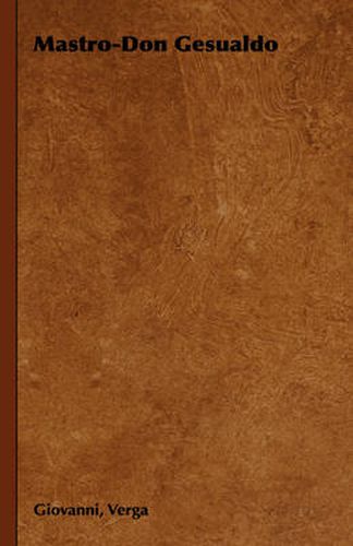 Cover image for Mastro-Don Gesualdo