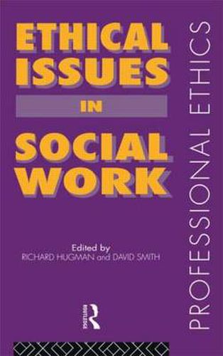 Cover image for Ethical Issues in Social Work