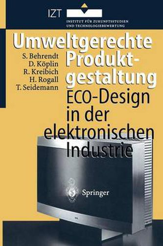 Cover image for Umweltgerechte Produktgestaltung: ECO-Design in der elektronischen Industrie