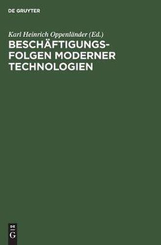 Cover image for Beschaftigungsfolgen moderner Technologien