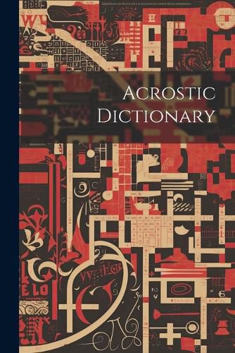 Cover image for Acrostic Dictionary
