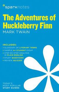 Cover image for The Adventures of Huckleberry Finn SparkNotes Literature Guide