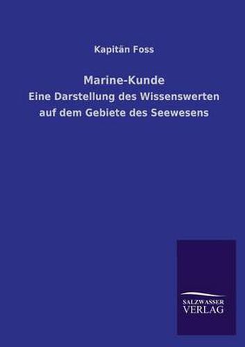 Cover image for Marine-Kunde