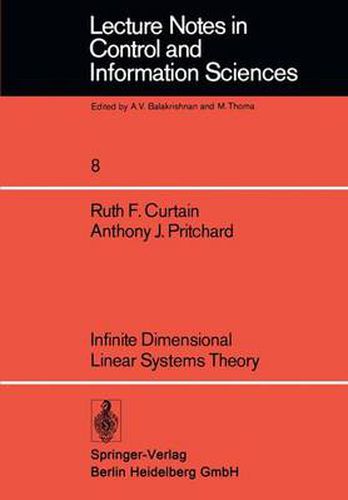 Cover image for Infinite Dimensional Linear Systems Theory
