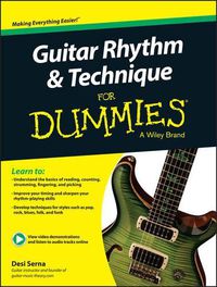 Cover image for Guitar Rhythm & Technique For Dummies