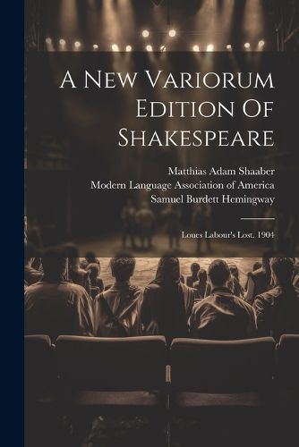 Cover image for A New Variorum Edition Of Shakespeare