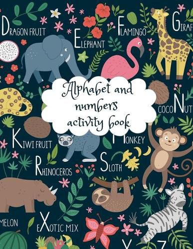 Cover image for Alphabet and numbers activity book