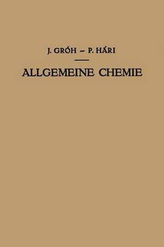 Kurzes Lehrbuch Der Allgemeinen Chemie