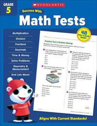 Cover image for Scholastic Success with Math Tests Grade 5