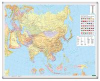 Cover image for Asia, wall map 1:9 million, marking board, freytag & berndt