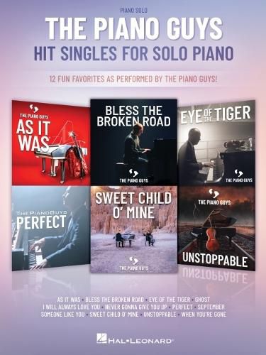 Cover image for The Piano Guys Hit Singles for Piano Solo